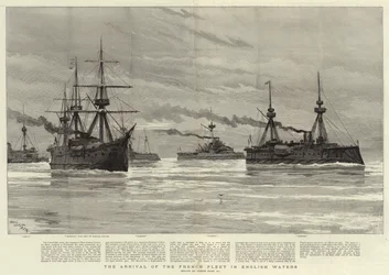 The Arrival of the French Fleet in English Waters